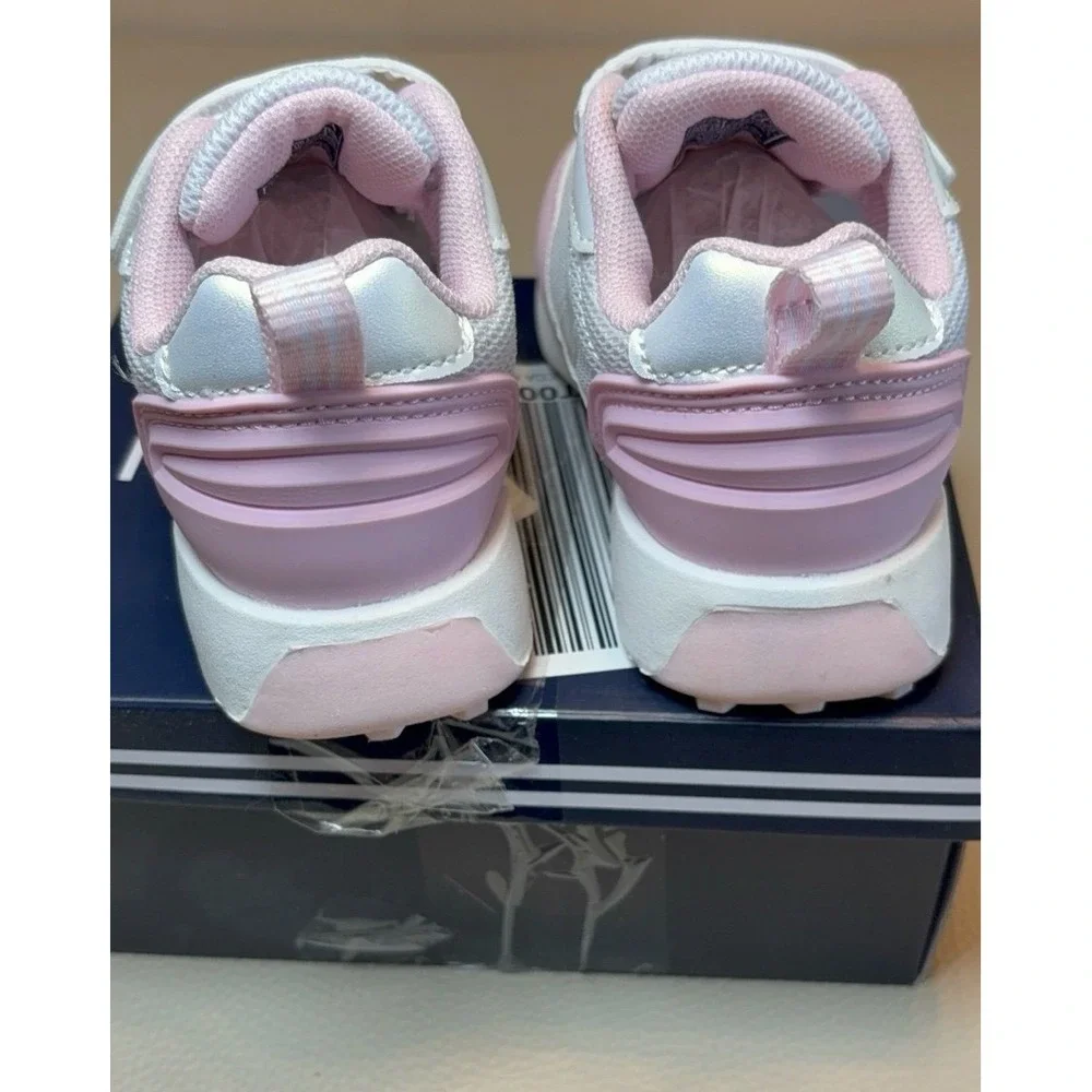 Nautica toddler Girls 7 Nautica Girls Pink White Mesh Athletic Shoes Sneakers
